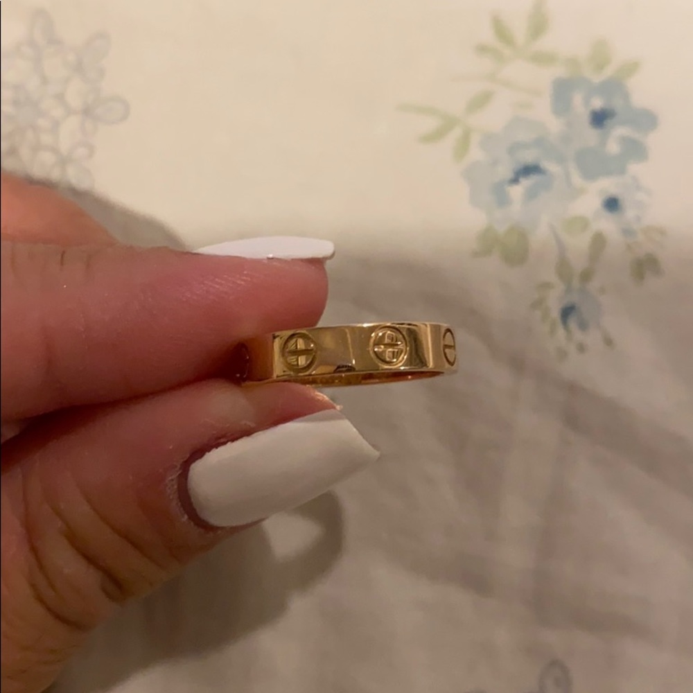 Cartier Love Ring in Pink Gold